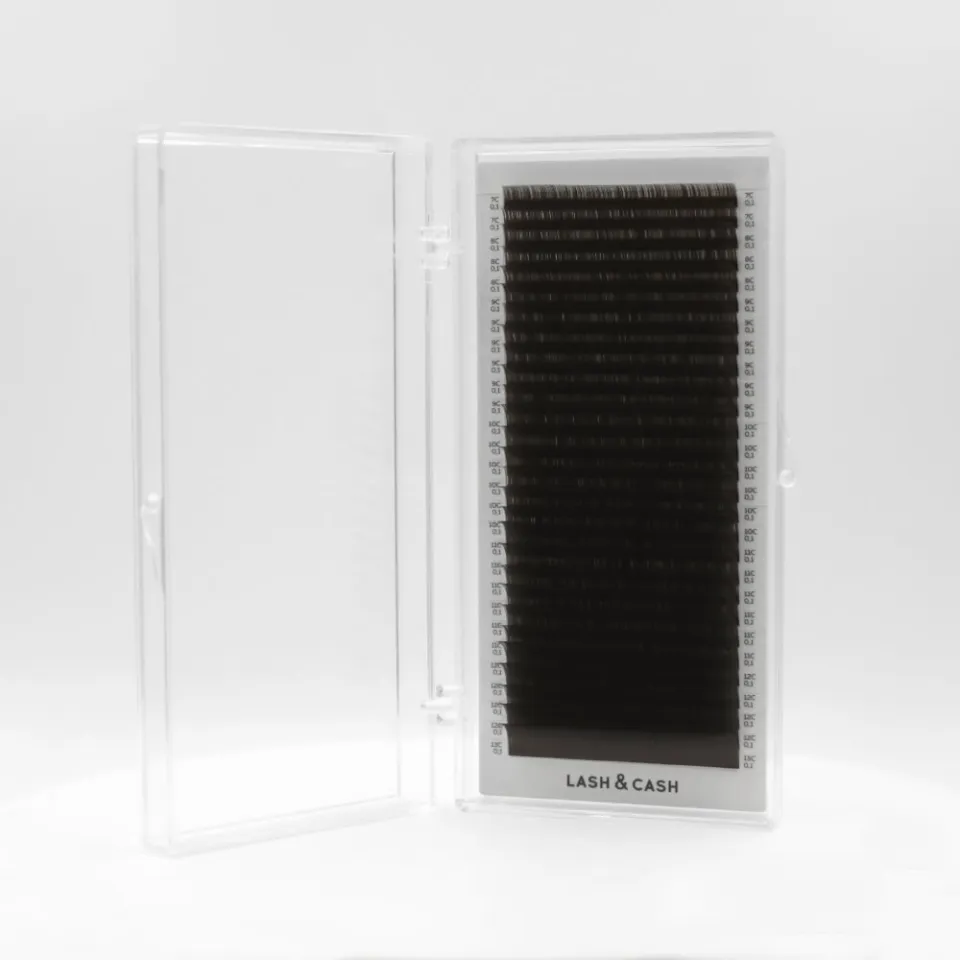 Ресницы Lash&Cash, МИКС (L, M, XL), 28 линий — dark chocolate